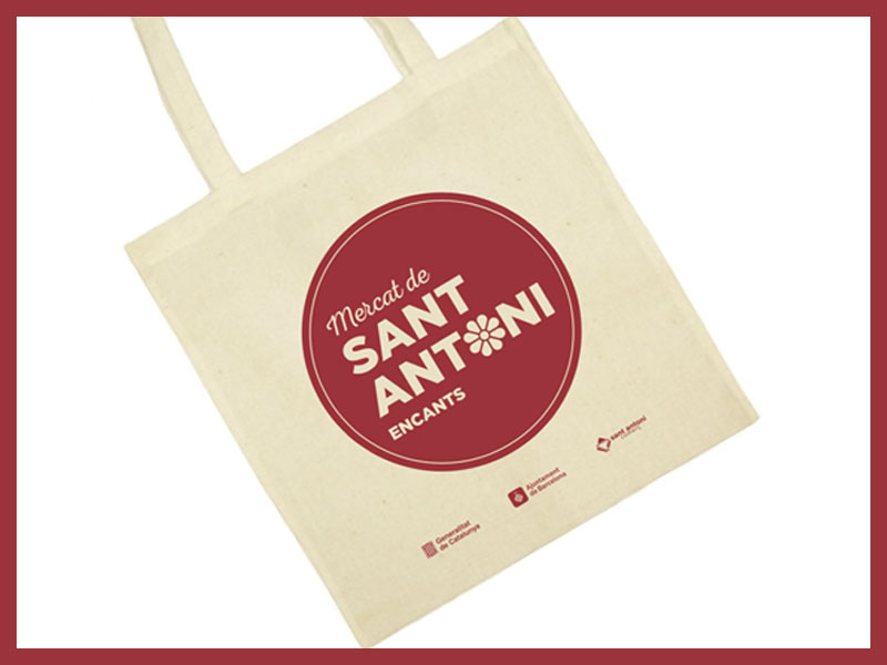 Consigue la bolsa exclusiva del Mercat de Sant Antoni!