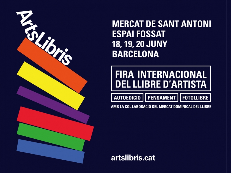Benvinguda a la fira Artslibris al Mercat de Sant Antoni
